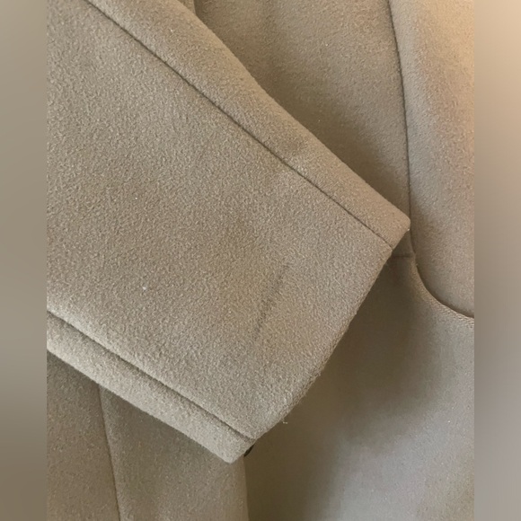 Babaton Aritzia Tan Pearce Pea Coat XS Wool Cashmere - Picture 15 of 16